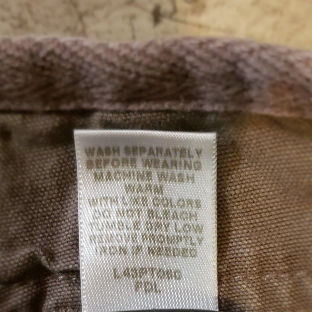 Cabela’s Casuals Women’s 6R Grey Cotton Wide‑Leg Cargo Pants | Outdoor Hiking Ut - Picture 4 of 16